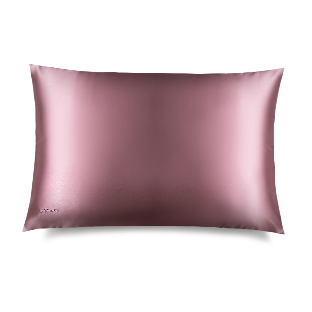 Pink Pillow Case on White Background
