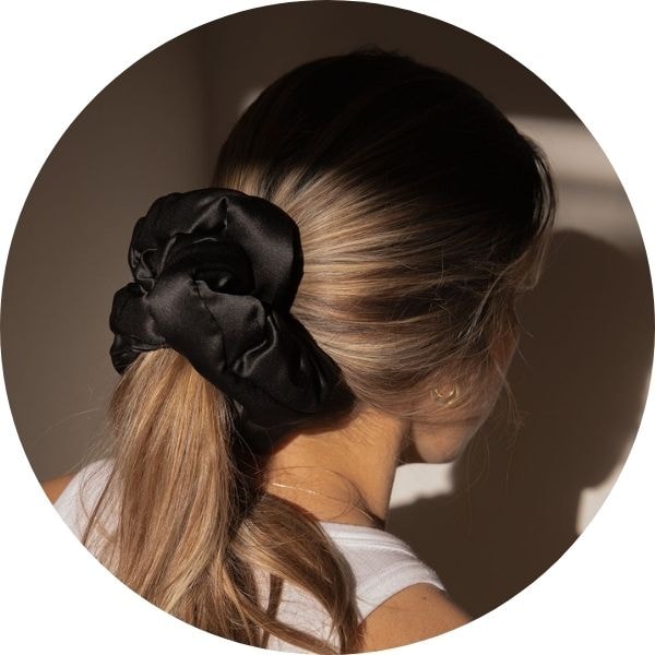 Silk scrunchies for everyday wear