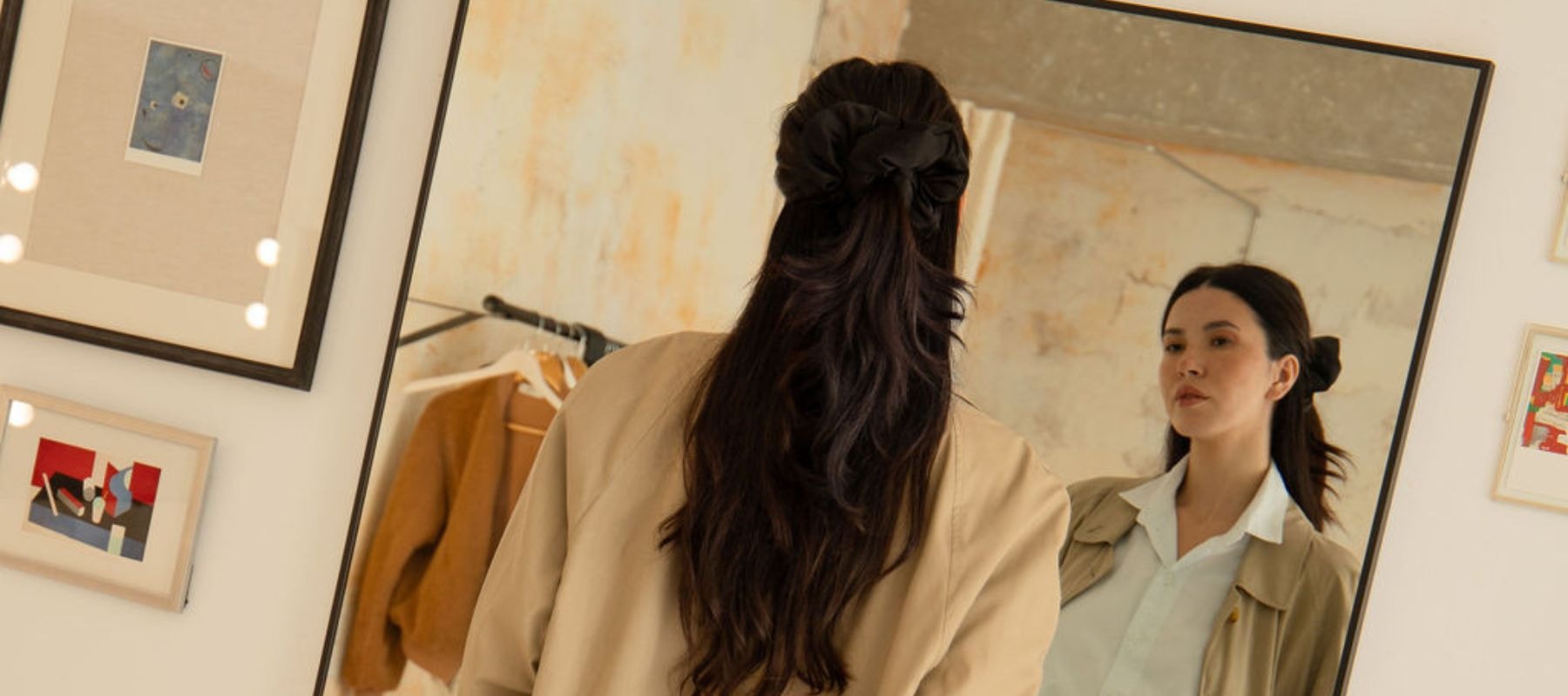 Silk scrunchies, padded scrunchies by Drowsy