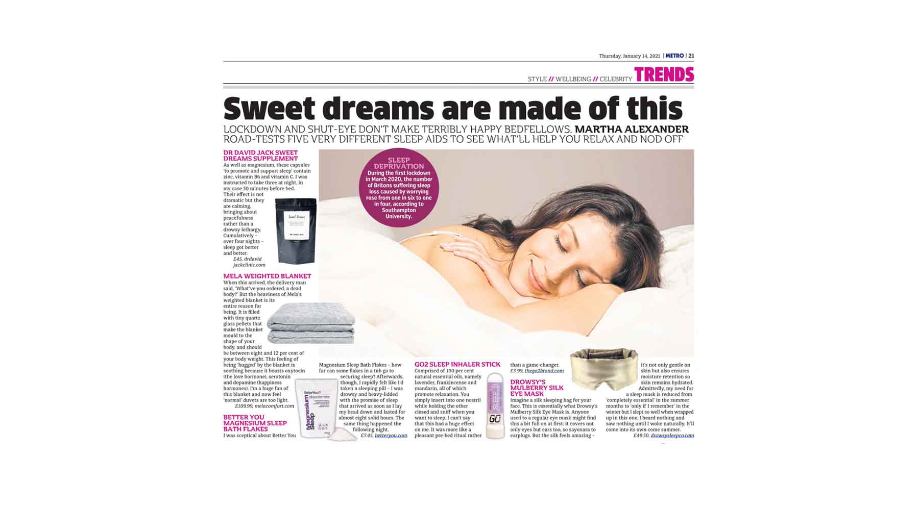 Drowsy Sleep Metro