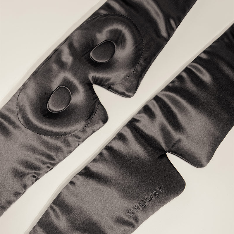 Drowsy Sleep Co Moonlight Shadow Eyelash Protecting Silk Sleep Mask