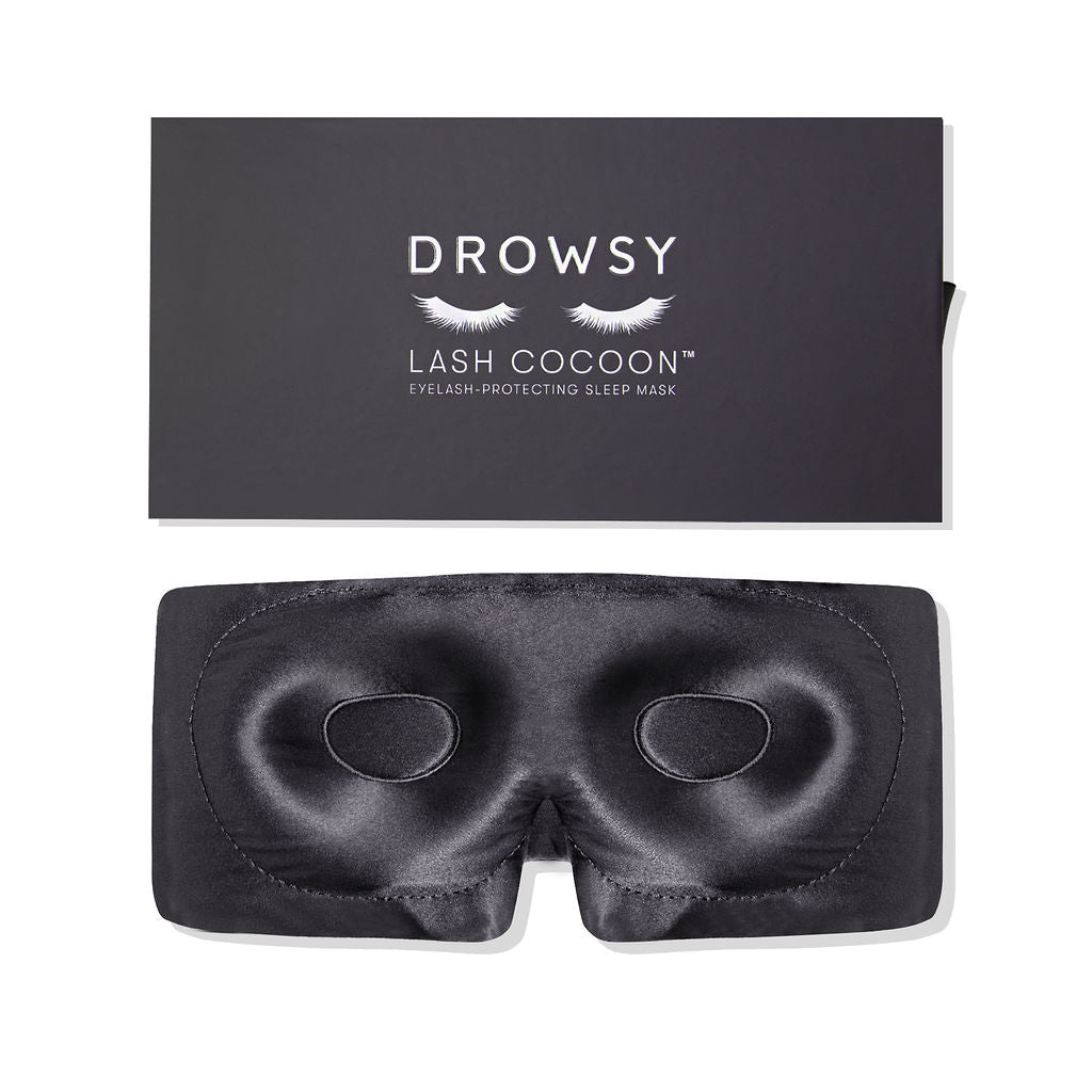 Drowsy Sleep Co Moonlight Shadow Eyelash Protecting Silk Sleep Mask