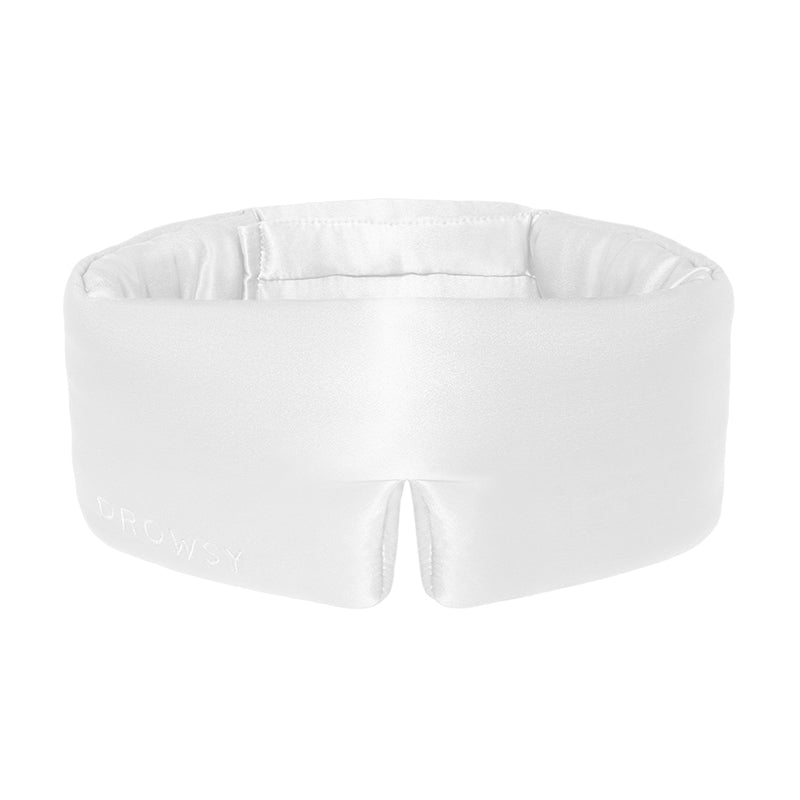 Drowsy Sleep Co White Silk Eye Mask Gifts For Brides Ideas Weddings